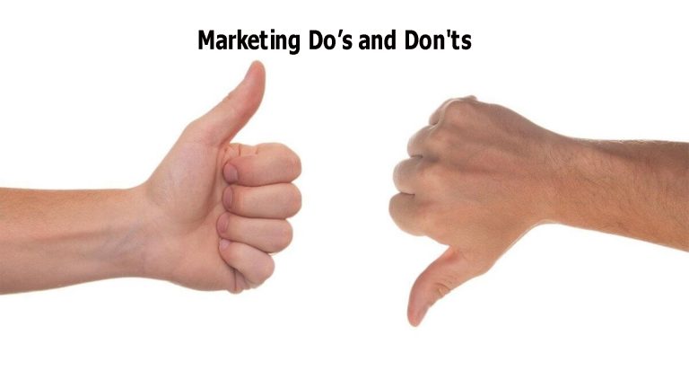 Marketing Do’s and Don'ts